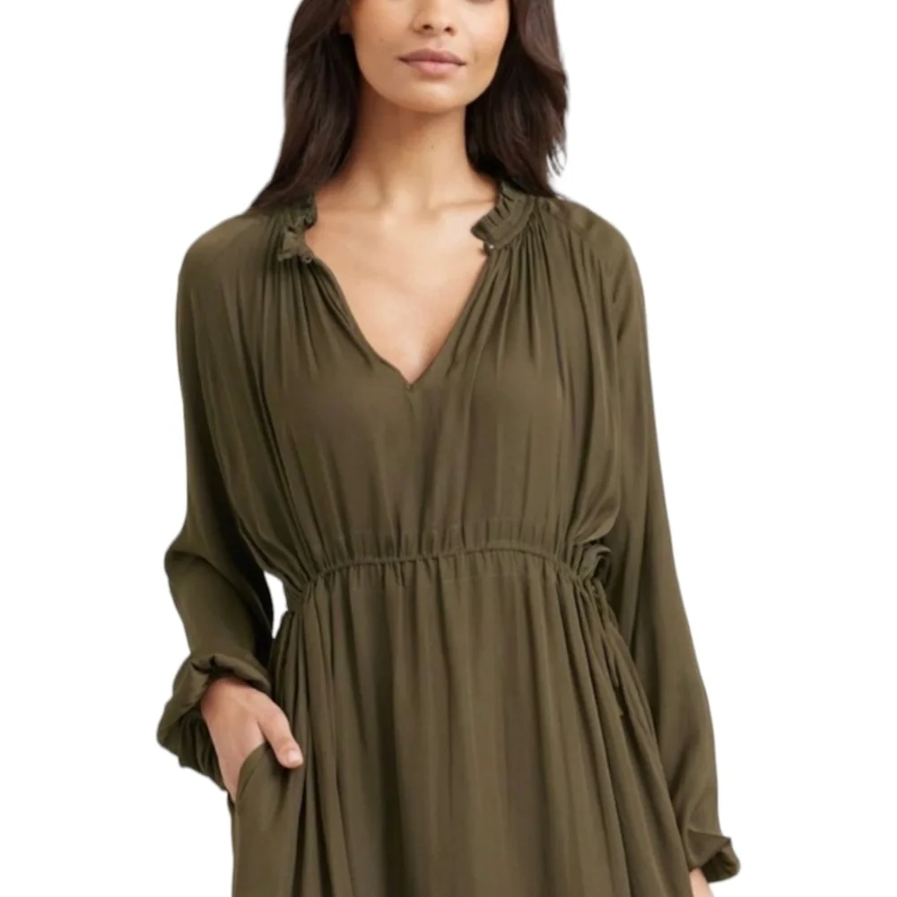 NWOT Modern Citizen Cypress Green Magdalena Dress Size 1X - Picture 4 of 4